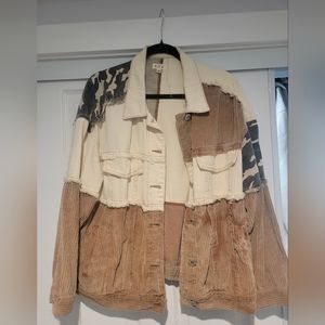 POL camo corduroy jacket